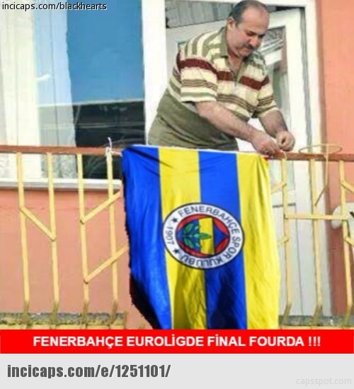 Real Madrid-Fenerbahçe caps’leri