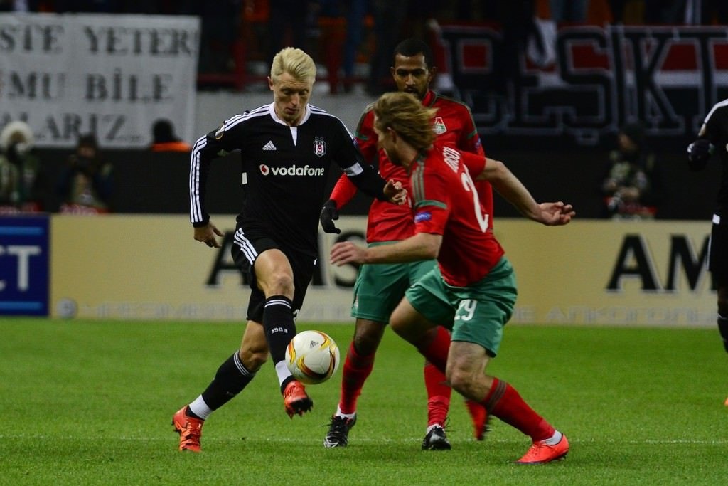 Lokomotiv Moskova - Beşiktaş maçından kareler