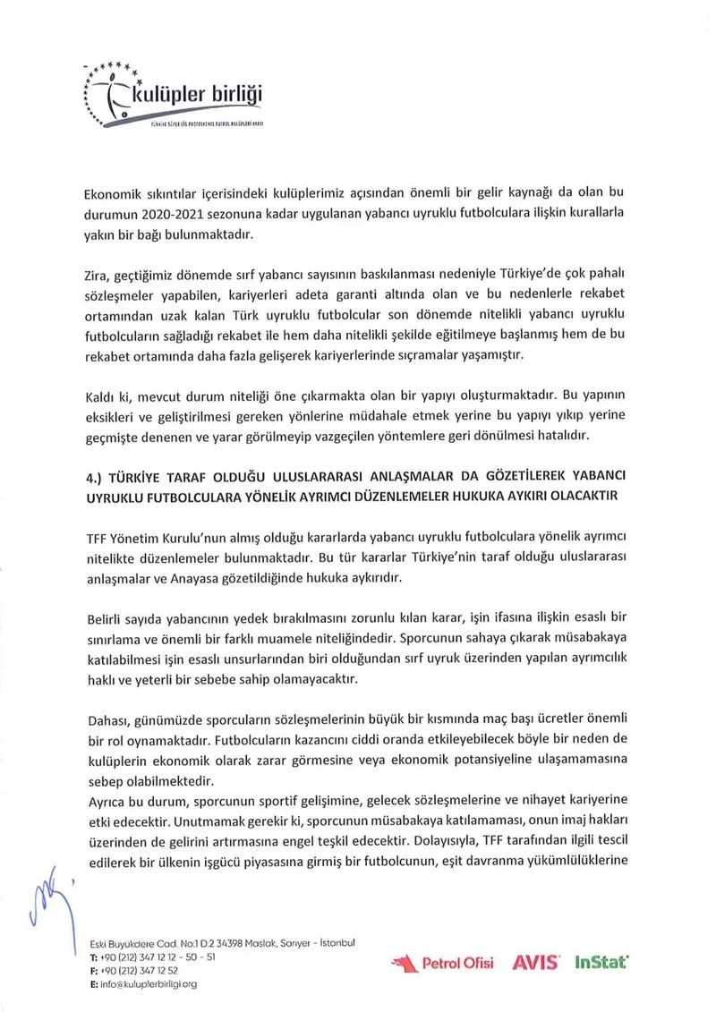 Son dakika spor haberleri: Kulüpler Birliği'nden yabancı sayısı açıklaması! - 4