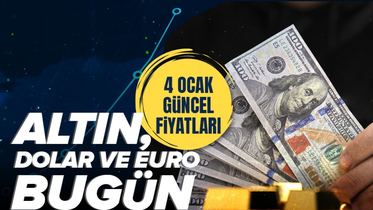 💲DOLAR NE KADAR OLDU? | Euro, dolar, sterlin, gram, çeyrek, yarım altın kaç TL? - 4 Ocak 2025 Döviz Kuru