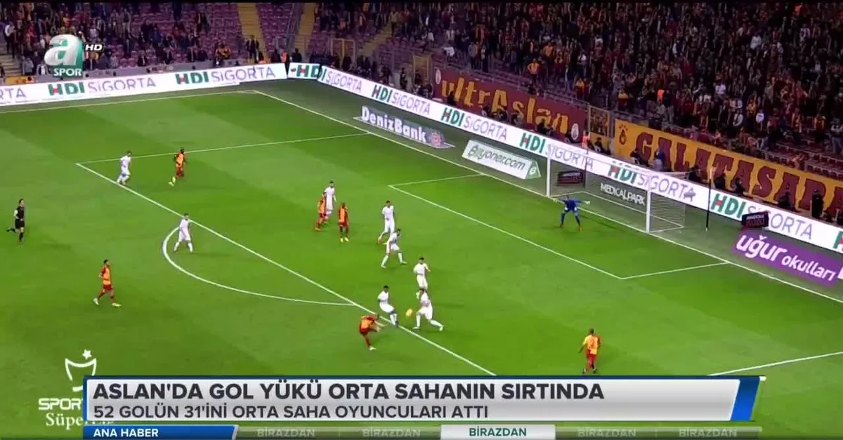 Aslan'da gol yükü orta sahanın sırtında
