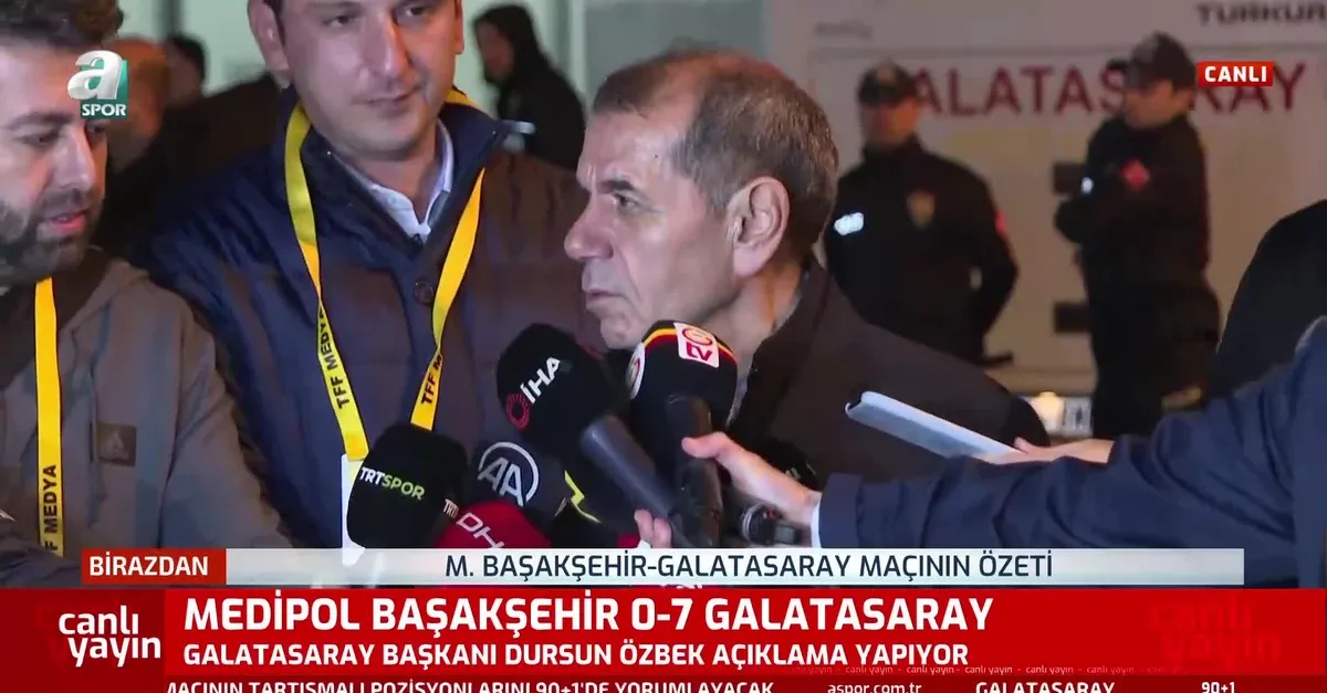 Dursun Özbek: Şampiyonluğun en büyük adayıyız!