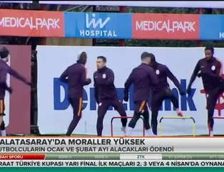 Galatasaray'da moraller yüksek