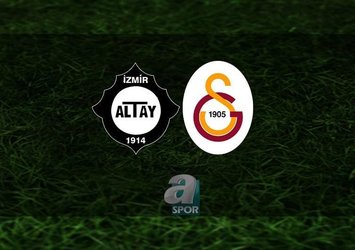 Altay Galatasaray maçı saat kaçta?