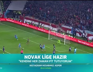 Trabzonsporlu Filip Novak lige hazır