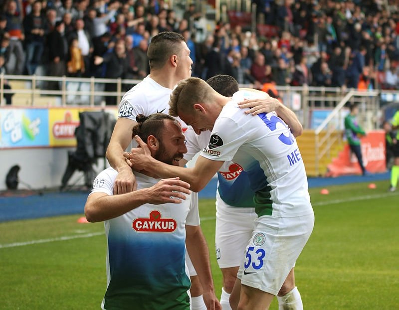 Çaykur Rizespor - Kayserispor maçından kareler...