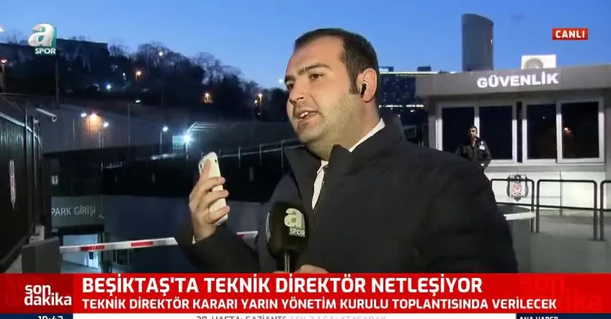 Beşiktaş'ta flaş teknik direktör gelişmesi!