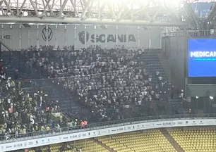 Gornik Zabrze tribününde kavga çıktı