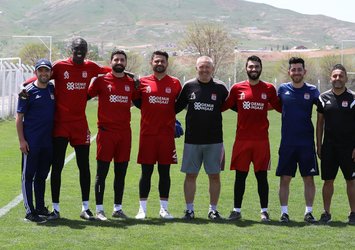 Sivasspor'da kaleciler çalıştı