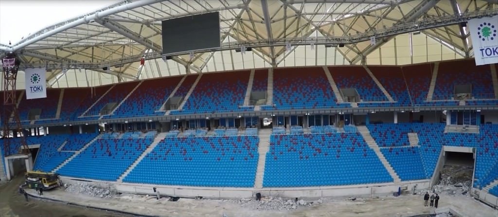 Trabzonspor’un yeni evi Akyazı Stadı tamamlanıyor