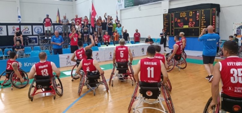 Tekerlekli Sandalye Basketbol 23 Yaş Altı Erkekler Dünya Şampiyonası'nda milliler Brezilya'yı mağlup etti