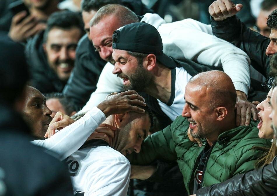 Beşiktaş - Başakşehir maçından kareler