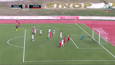 Sinopspor 0-2 Düzcespor MAÇ ÖZETİ