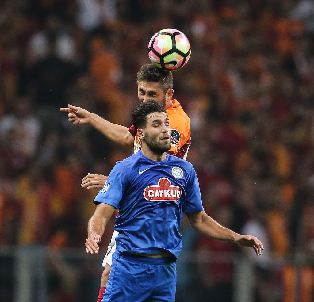 Galatasaray-Rizespor maçından kareler