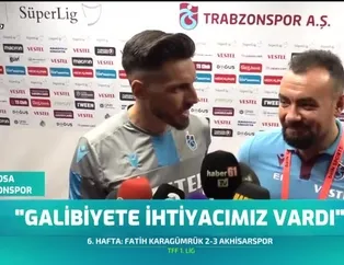 Sosa: Galibiyete ihtiyacımız vardı