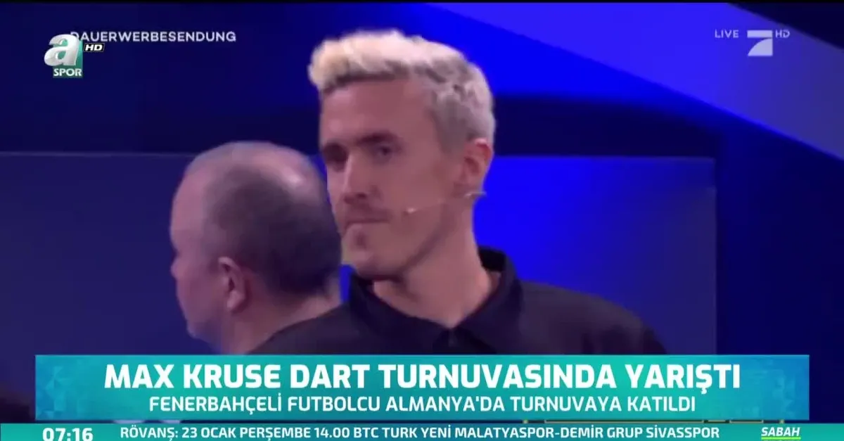 Max Kruse dart turnuvasında yarıştı