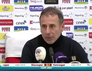 Abdullah Avcı: “Oyuncularım büyük takım reaksiyonu gösterdi”