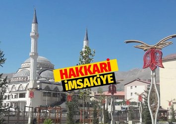 HAKKARİ İMSAKİYE 🕣 | Ramazan 2023 İftar ve sahur saatleri - Hakkari iftar vakti! (Hakkari sahur saati)