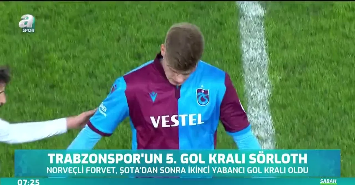 Trabzonspor'un 5. gol kralı Sörloth