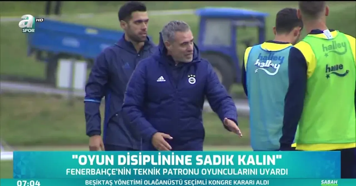Ersun Yanal'dan futbolcularına uyarı