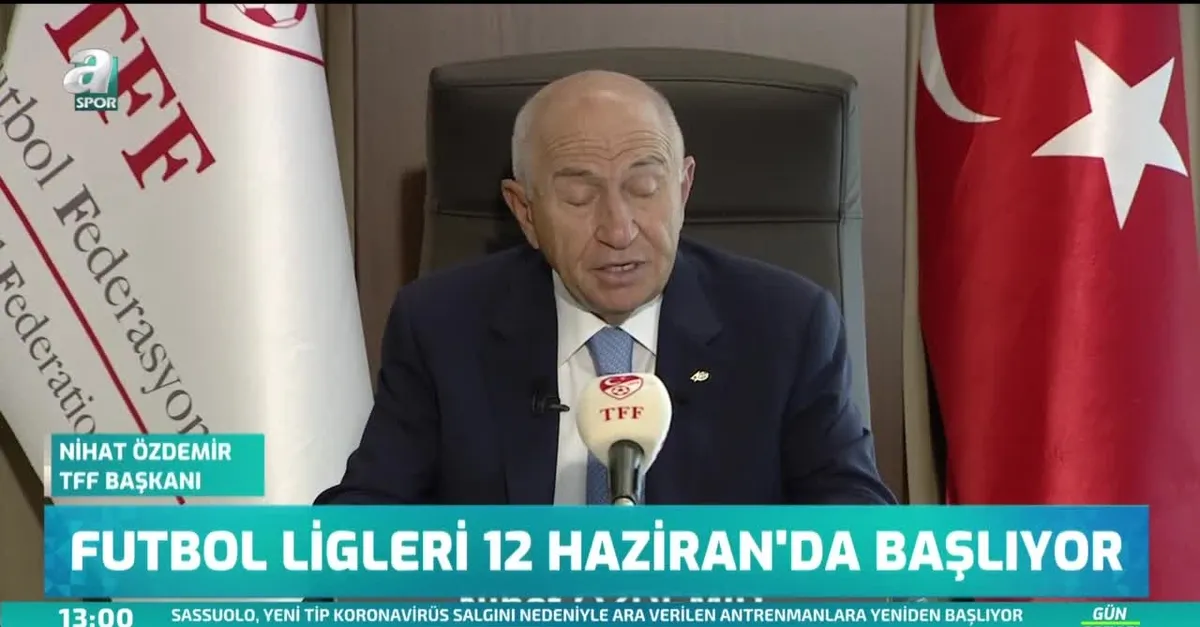 Futbol ligleri 12 Haziran'da başlıyor