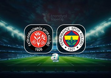 F. Karagümrük-Fenerbahçe maçı ayrıntıları!