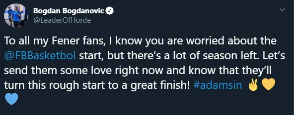 Bogdan Bogdanovic'ten Fenerbahçe Beko'ya destek - 1