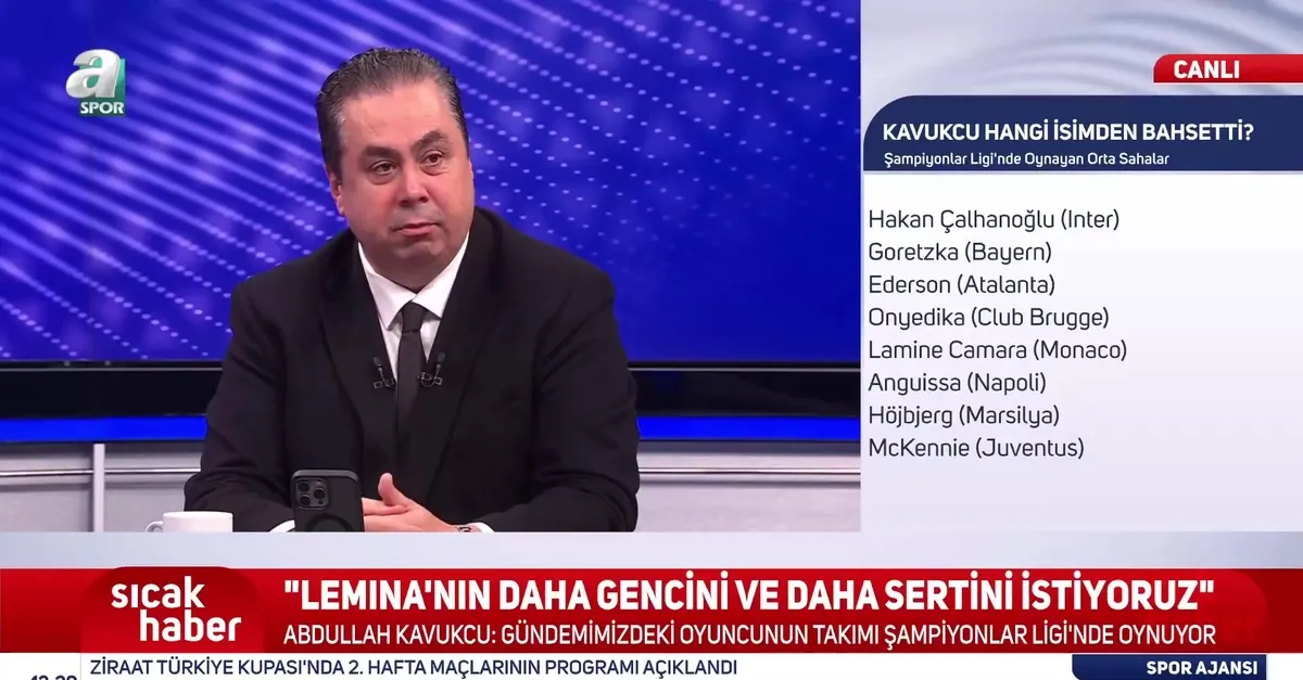 G.Saray'dan orta saha operasyonu! Canlı yayında 2 ismi açıkladı