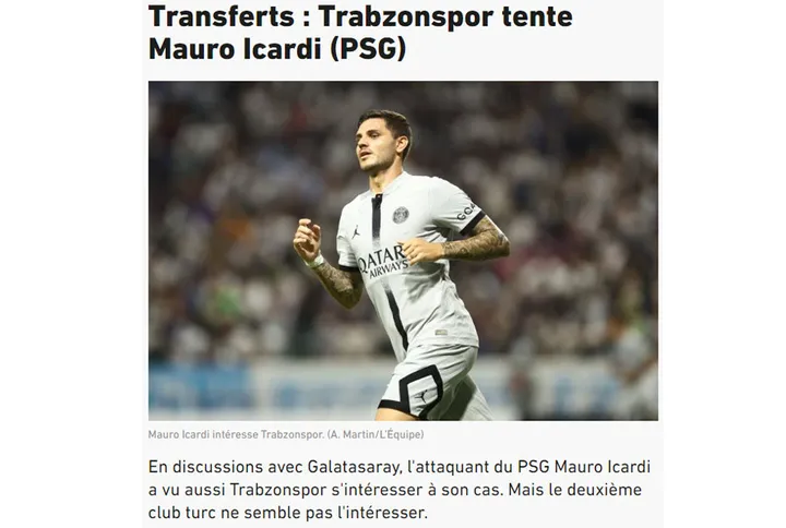 TRABZONSPOR TRANSFER HABERLERİ - Galatasaray'ın istediği Icardi için Fırtına devrede! - 1