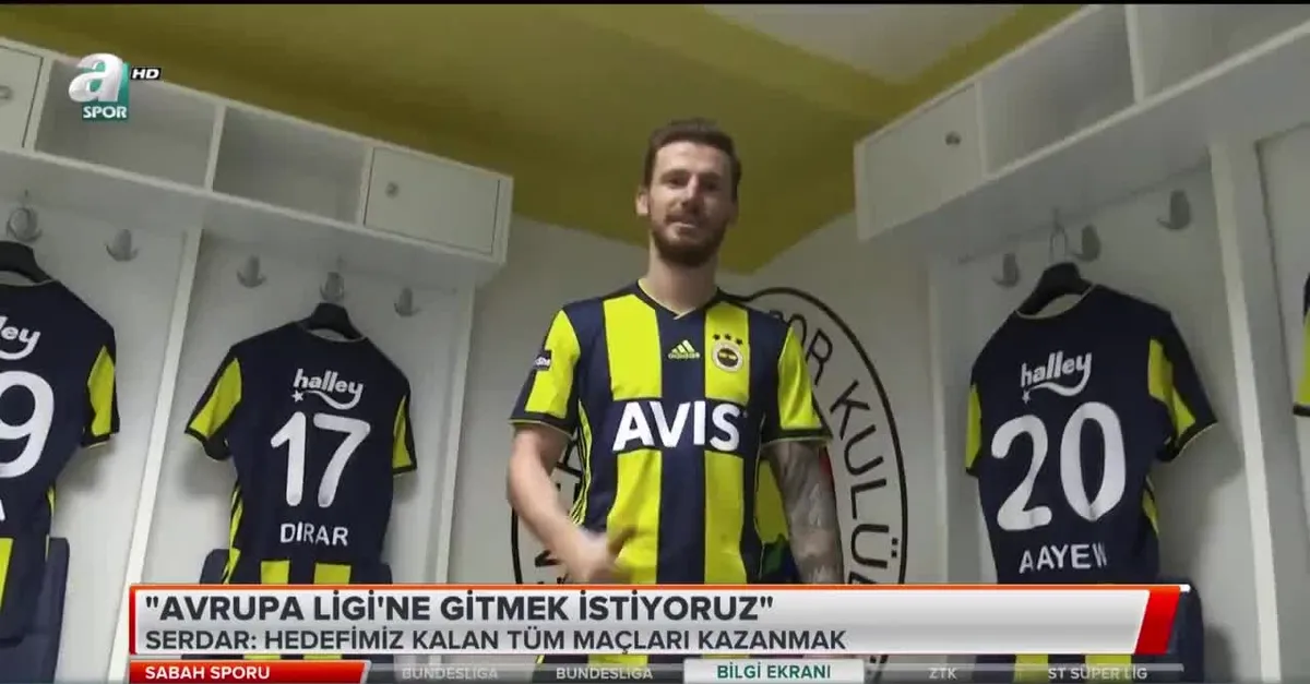 Serdar Aziz: "Avrupa Ligi'ne gitmek istiyoruz"