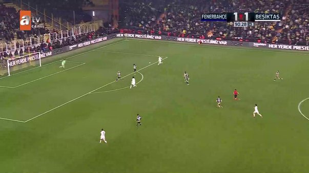 GOL | Fenerbahçe 1-2 Beşiktaş