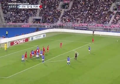 GOL | İtalya 2-1 Türkiye