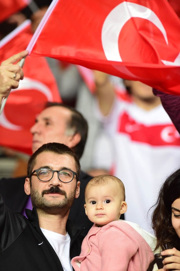 Türkiye-Kosova maçından kareler