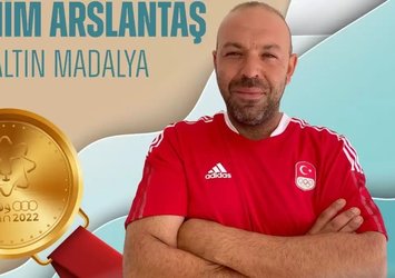 İbrahim Arslantaş altın madalya kazandı!