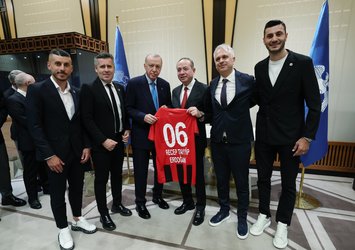 Süper Lig'in yeni ekiplerinden Başkan Erdoğan'a ziyaret!