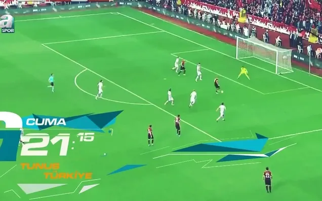 Tunus-Türkiye karşılaşması A Spor'da!