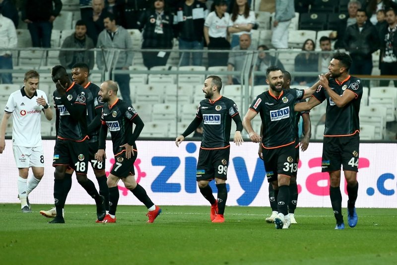 Beşiktaş - Alanyaspor maçından kareler