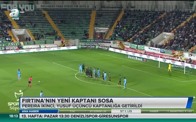 Fırtına'nın yeni kaptanı Sosa