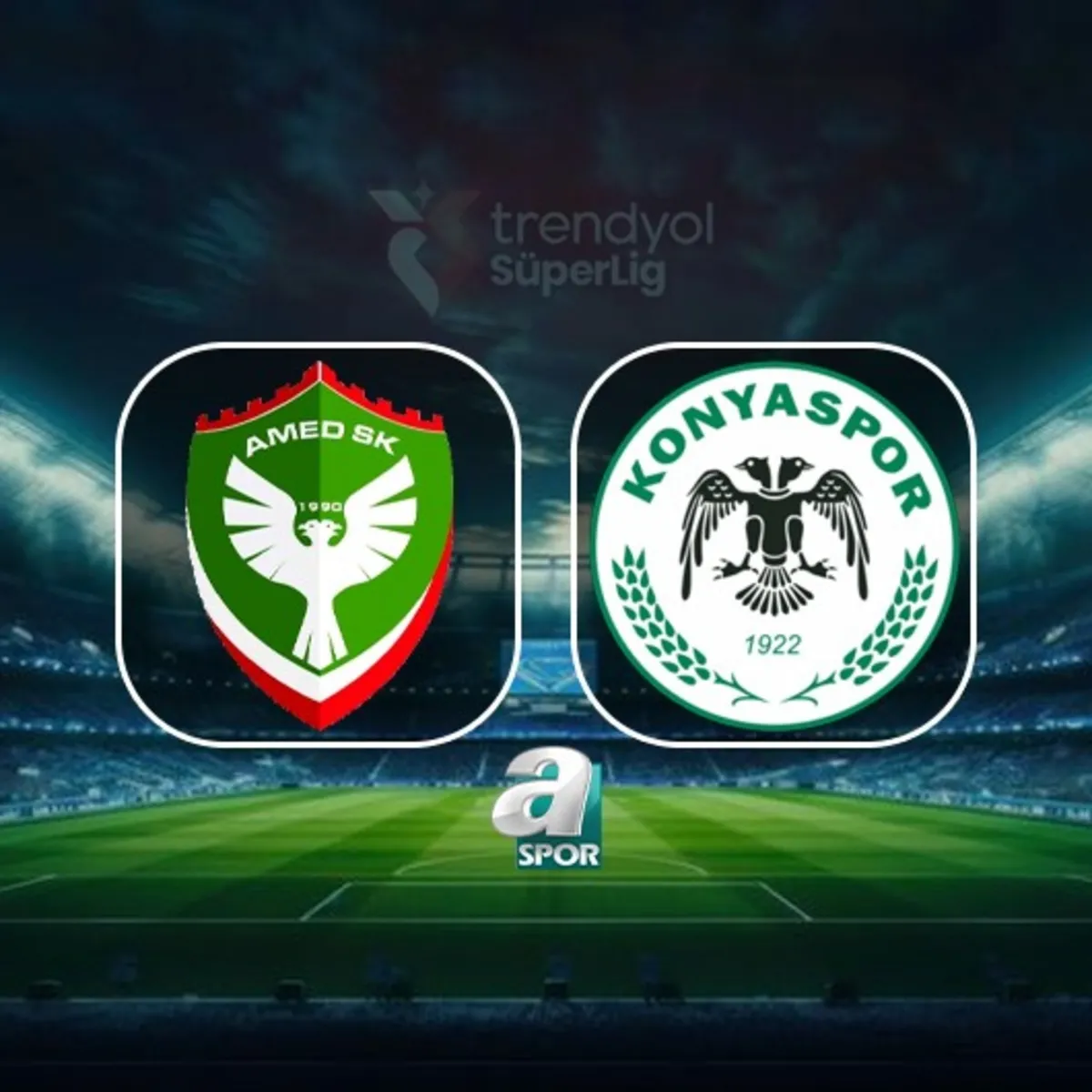 Amedspor ve Konyaspor, Trendyol Süper Lig'de Karşılaşıyor