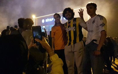 Karabük’te renkli görüntüler! Galatasaray’ın şampiyonluk kutlamasına Fenerbahçe ve Beşiktaşlı taraftarlar eşlik etti