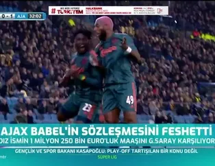 Ajax Babel'in sözleşmesini feshetti