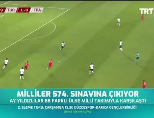 A Milli Takım 574. sınavına çıkıyor