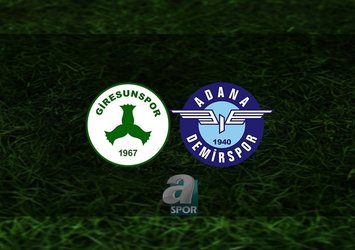 Giresunspor - Adana Demirspor | CANLI