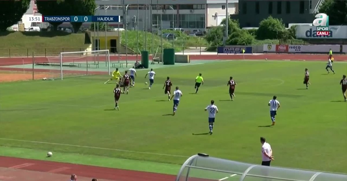 Trabzonspor 0-1 Hajduk Split (Dakika 14' Ivan Dolcek)