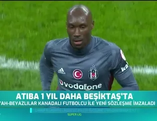 Atiba 1 yıl daha Beşiktaş'ta