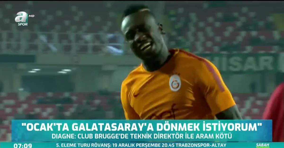 Diagne Galatasaray'a dönmek istiyor