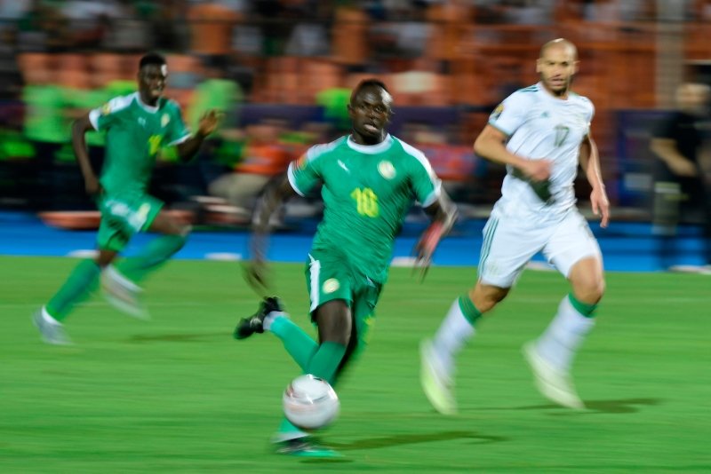 Senegal - Cezayir  maçından kareler...