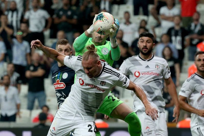 Beşiktaş - Ç. Rizespor maçından kareler