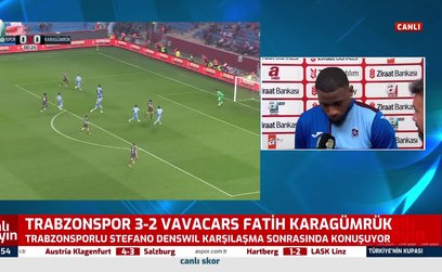 Trabzonspor'da Stefano Denswil: Önemli bir galibiyet aldık!