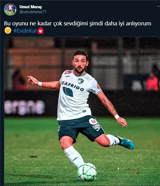 Umut Meraş futbolu özlediğini duyurdu - 1